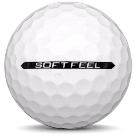 A bola de golfe Srixon Soft Feel No modelo de ano 2024.