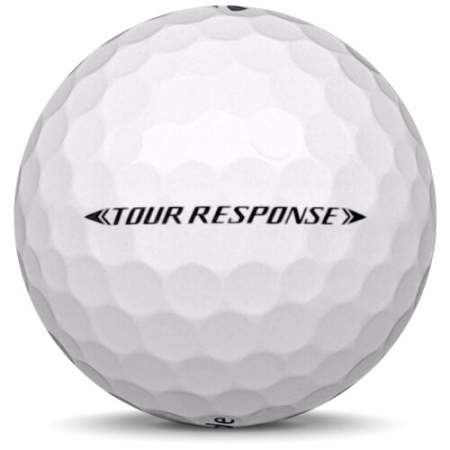 A bola de golfe TaylorMade Tour Response No modelo de ano 2024.