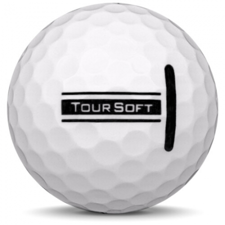 A bola de golfe Titleist Tour Soft No modelo de ano 2025.