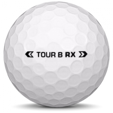 A bola de golfe Bridgestone Tour B RX No modelo de ano 2025.
