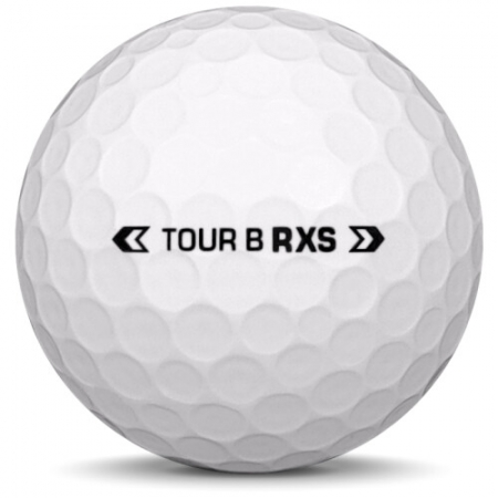 A bola de golfe Bridgestone Tour B RXS No modelo de ano 2025.