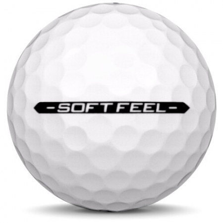 A bola de golfe Srixon Soft Feel No modelo de ano 2025.