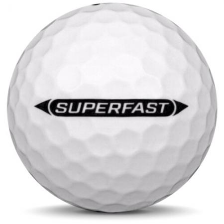 A bola de golfe Callaway Superfast No modelo de ano 2026.