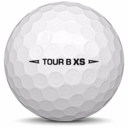 A bola de golfe Bridgestone Tour B XS No modelo de ano 2021.