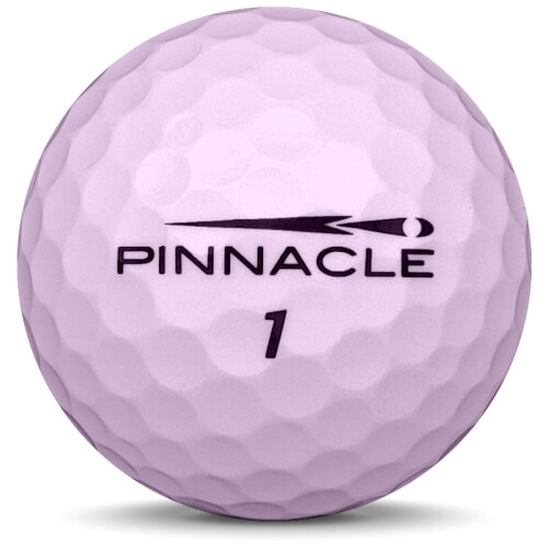 Golfboll av modellen Pinnacle Bling i rosa färg framifrån Golfboll av modellen Pinnacle Bling i rosa färg framifrån