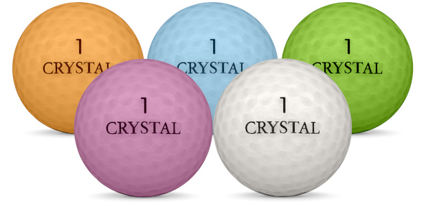 Mix Crystal Bolas de golfe em diferentes cores