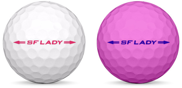 Srixon Soft Feel Lady Bolas de golfe em diferentes cores