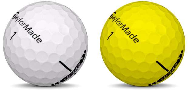 TaylorMade Distance+ Bolas de golfe em diferentes cores