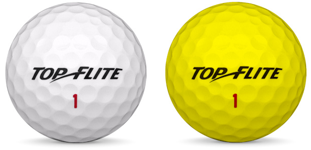 Mix Top-Flite Bolas de golfe em diferentes cores