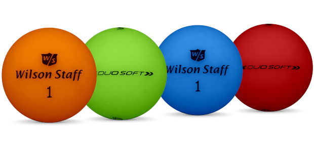 Wilson Staff Duo Soft Bolas de golfe em diferentes cores