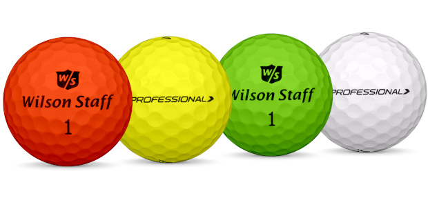 Wilson Staff Profissional Bolas de golfe em diferentes cores